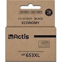 Actis Kh-653Bkr Ink for Hp printer, replacement 653Xl 3Ym75Ae Premium 20Ml 575 pages black