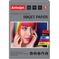 Activejet Ap4-125M100 matt photo paper for ink printers A4 100 pcs