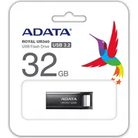 Adata Ur340 Usb flash drive 32 Gb Type-A 3.2 Gen 1 3.1 Black Aroy-Ur340-32Gbk