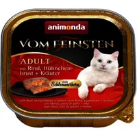 Animonda Vom Feinsten Classic Cat with Beef, Chicken Breast, Herbs 100G Art498878
