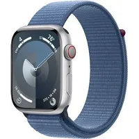 Apple Smartwatch Watch Series 9 Gps  Cellular, 45Mm Koperta z aluminium w kolorze srebrnym opaskš sportowš zimowego błękitu Mrmj3Qp/A