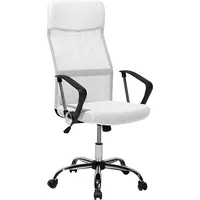 Beliani Krzesło biurowe Design Biały 82033