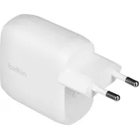 Belkin Wall Charger 30W Dual Usb-C, Pd 60W, Wht Wcb010Vfwh