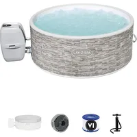 Bestway Lay-Z-Spa Vancouver Airjet Plus whirlpool, with app control, swimming pool Light grey, 155Cm x 60Cm 60027