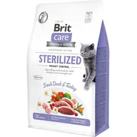 Brit Care Grain-Free Sterilized Weight Control  - dry cat food 2 kg Art578272