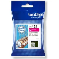 Brother Tusz Ink Cart. Lc-421M for Dcp-J1050Dw, -J1140Dw, Mfc-J1010Dw magenta Lc421M