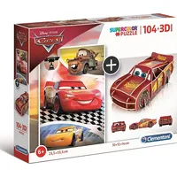 Clementoni Puzzle 104 3D model Cars 321719