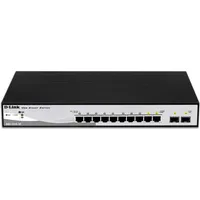 D-Link Dgs-1210-10 network switch Managed L2 Gigabit Ethernet 10/100/1000 Black,Grey 1U
