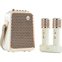 Divoom Głośnik Songbird-Hq - Przenośny głośnik Bluetooth z mikrofonami white 6958444604015