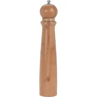Excellent Houseware Młynek do przypraw Bambusowy pieprzu soli drewniany ręczny 31 cm Hv589126  Mondex