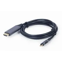Gembird Cc-Usb3C-Hdmi-01-6 video cable adapter 1.8 m Usb Type-C Hdmi Type A Standard Black, Grey