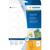 Herma Etykiety odklejalne Movables okrągłe, białe, papier matowy, 600 szt. 5066