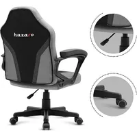 Huzaro Gaming chair for children Hz-Ranger 1.0 Gray Mesh, gray and black Ranger Grey Mesh