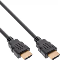 Inline Kabel Certified Ultra High Speed Hdmi Cable M/M 8K4K gold plated black 1M 17901A