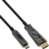Inline Kabel Usb Display Aoc Cable, Type-C male to Hdmi Dp Alt Mode, 20M 64220A