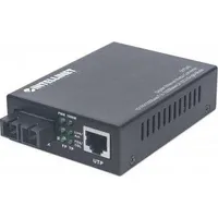 Intellinet Network Solutions Konwerter światłowodowy Media konwerter Gigabit 10/100/1000Base-T Rj45 na 1000Base-Lx Sc jednomodowy, 20 km 507349