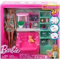 Mattel Lalka Barbie Relaks w kafejce Zestaw  lalka Hkt94