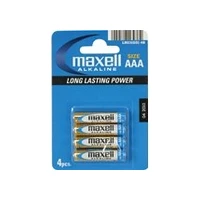 Maxell Battery Alkaline Lr-03 Aaa 4-Pack Single-Use battery Mx-164010