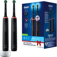 Oral-B Braun toothbrush Pro 3 3900 black - Black Edition with 2Nd handpiece 4210201374633