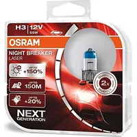 Osram autožárovka H3 Night Breaker Laser 12V 55W Pk22S Duo-Box 64151Nl-Hcb