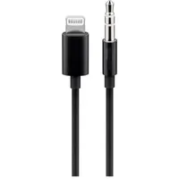 Premiumcord Kabel Apple Lightning audio redukční kabel na 3.5 mm stereo jack, 1 m, černý Kipod50