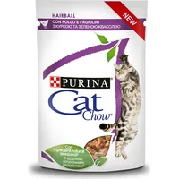 Purina Nestle Cat Chow Hairball Control Chicken Green Beans in Sauce 85G Art620342