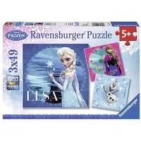 Ravensburger Puzzle 3X49 Elsa Anna  Olaf - 092697