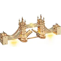Robotime Drewniany Model Puzzle 3D Tower Bridge Tg412