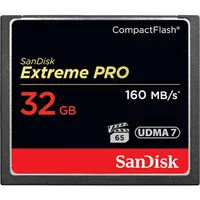 Sandisk 32Gb Extreme Pro Cf 160Mb/S Compactflash Sdcfxps-032G-X46