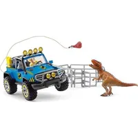 Schleich Off-Road vehicle with dinosaur outpost, play figure 41464