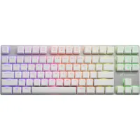 Sharkoon Purewriter Rgb, gaming keyboard White, Us layout, kailh choc low Profile red 4044951034260
