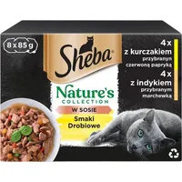 Sheba Natures Collection Poultry Flavors - wet cat food 8X 85 g Art779405