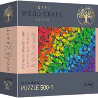 Trefl Puzzle drewniane 5001 Tęczowe motyle 459824