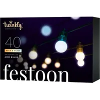 Twinkly Lampki ogrodowe Festoon 40 Led Aww - Bt Wifi Twf040Gop-Beu