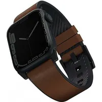 Uniq Pasek Straden Apple Watch 4/5/6/7/Se 44/45Mm Leather Hybrid Strap brązowy/brown Uniq587Br