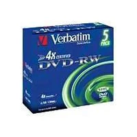 Verbatim Dvd-Rw 4.7 Gb 4X 5 sztuk 43285