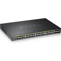 Zyxel Gs2220-50Hp-Eu0101F network switch Managed L2 Gigabit Ethernet 10/100/1000 Power over Poe Black