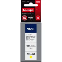 Activejet Ah-912Yrx ink for Hp printers, Replacement 912Xl 3Yl83Ae Premium 990 pages yellow