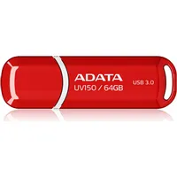 Adata 64Gb Dashdrive Uv150 Usb flash drive Type-A 3.2 Gen 1 3.1 Red Auv150-64G-Rrd