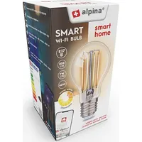 Alpina - Inteligentna żarówka Wi-Fi trzonek E27 moc 7 W kolor biały ciepły 8711252254494