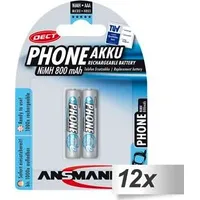 Ansmann Akumulator Phone Aaa / R03 800Mah 24 szt. Art153903