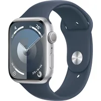 Apple Smartwatch Watch 9 45Mm Gps Silver Alu Sport M/L Niebieski Mr9E3Qi/A 