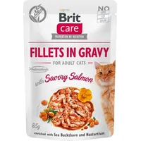 Brit Care Cat Fillets In Gravy Savory Salmon 85G Art498630