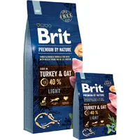 Brit Premium by Nature Ligh 15 kg Universal Apple, Chicken, Corn, Turkey Art281476
