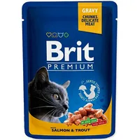 Brit Premium Cat SalmonTrout  - wet cat food 100G Art578257