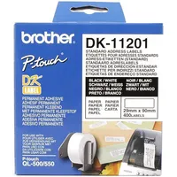 Brother taśma Dk-11201 Black on white Dk11201
