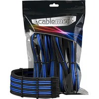 Cablemod Zestaw kabli, 0.45M, Czarny Cm-Pcab-Bkit-Nkkb-3P