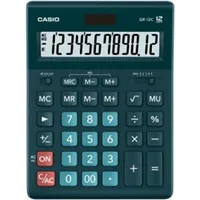 Casio Office Calculator Gr-12C-Dg Green, 12-Digit Display
