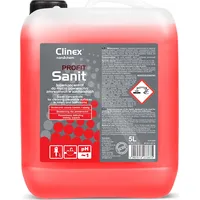 Clinex Silny koncentrat do mycia sanitariatów glazury wanien muszli pisuarów umywalek Profit Sanit 5L 77-713