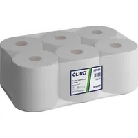 Cliro - Papier toaletowy, 2-Warstwy, makulatura, 135 m, 12 rolek 65 bieli 52865